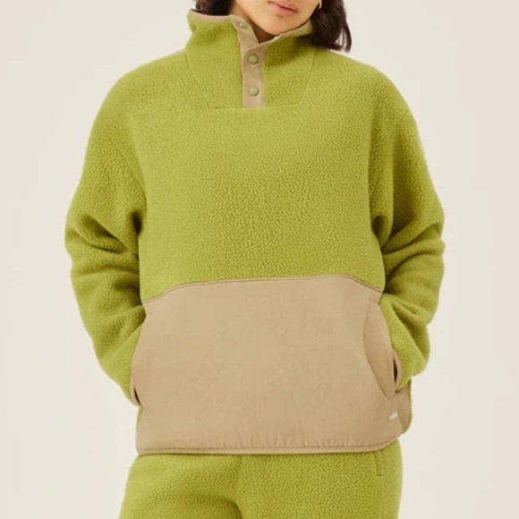 Allbirds Fleece Womens Small Sherpa Pop Over Outdoors Athletic Gym Hiking Fit - Picture 1 of 13